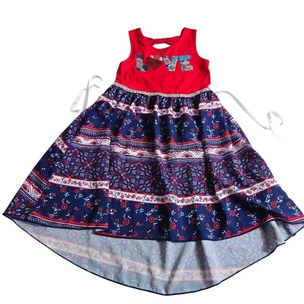 Pink + VioletāPatriotic dress M7/8